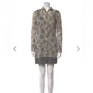 Dries van Noten floral cotton dress